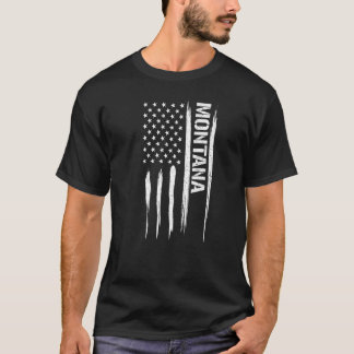 US State Montana - American Flag Sayings Premium T Shirt