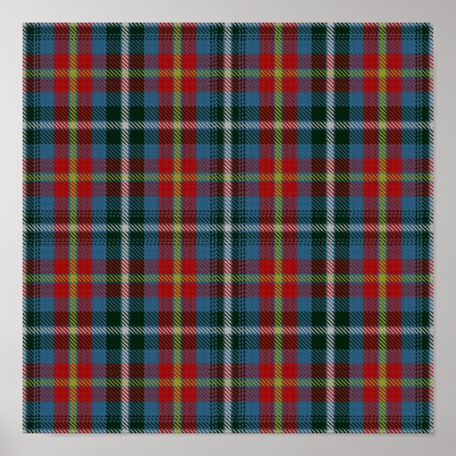 US State Tartan - Alaska - Digital Download Poster (Framsidan)