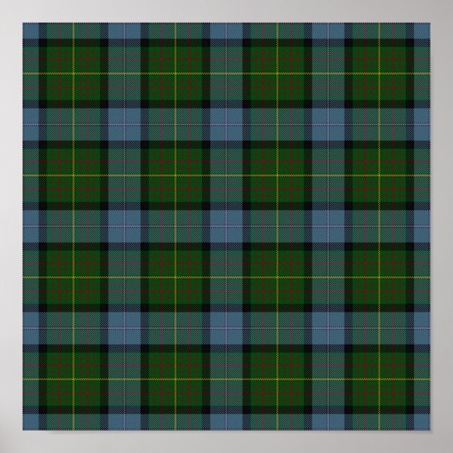 US State Tartan - California - Digital Download Poster (Framsidan)