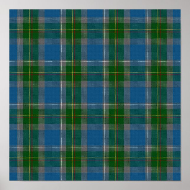US State Tartan - Connecticut - Digital Download Poster (Framsidan)