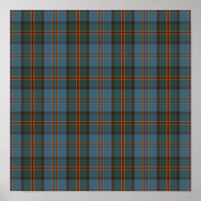 US State Tartan - Hawaii - Digital Download Poster (Framsidan)