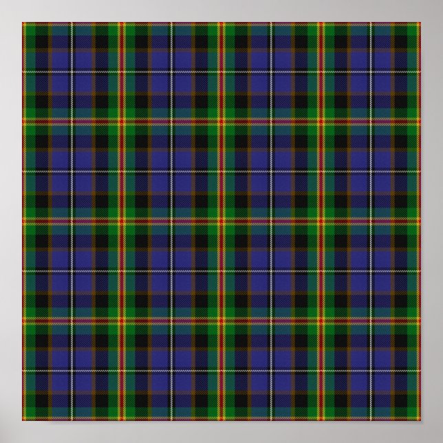 US State Tartan - Iowa - Digital Download Poster (Framsidan)