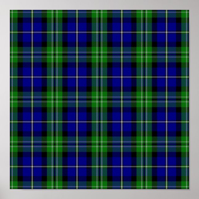US State Tartan - Louisiana - Digital Download Poster (Framsidan)