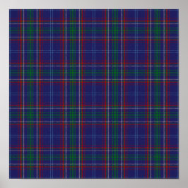 US State Tartan - Massachusetts - Digital Download Poster