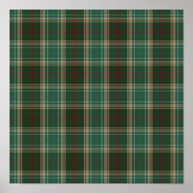 US State Tartan - Michigan - Digital Download Poster (Framsidan)