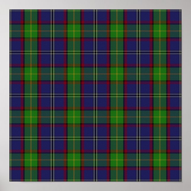 US State Tartan - Minnesota - Digital Download Poster (Framsidan)
