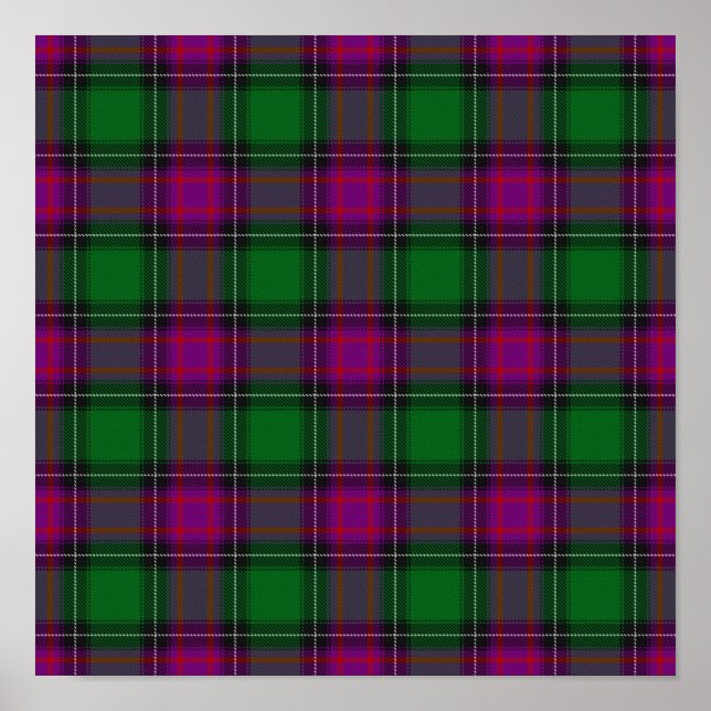 US State Tartan - New Hampshire - Digital Download Poster (Framsidan)