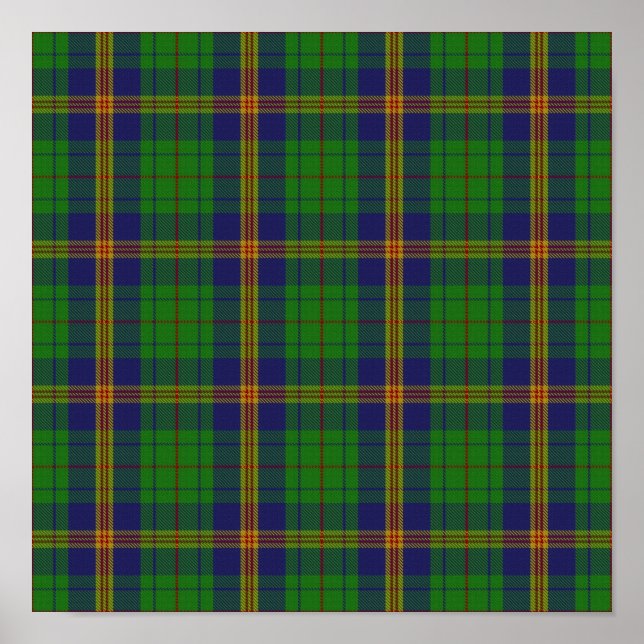 US State Tartan - New mexico - Digital Download Poster (Framsidan)