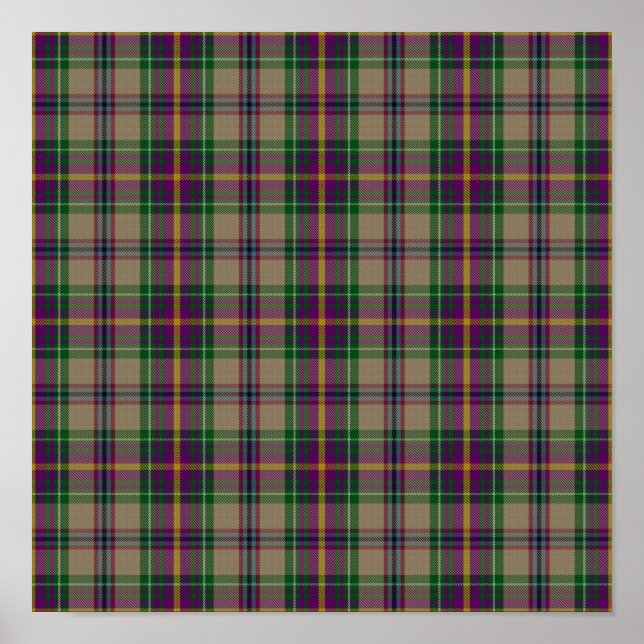 US State Tartan - Oregon - Digital Download Poster (Framsidan)