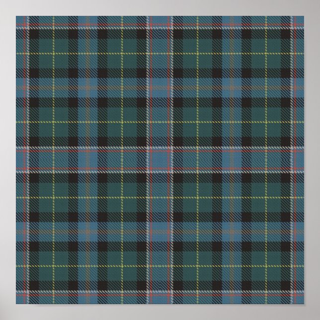 US State Tartan - Wisconsin - Digital Download Poster (Framsidan)
