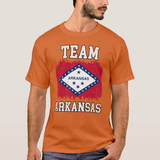 US-STATER ARKANSAS Amerika Land och USA för män T Shirt