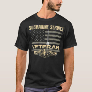US Submarine Service Veteran Shirt for Veteran Sub T