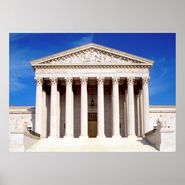 US Supreme Court byggnad, Washington DC, USA Poster (Framsidan)