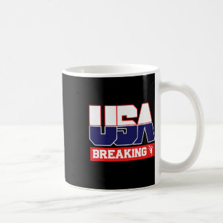 US Team Break Dancing - Manar och Women American S Kaffemugg