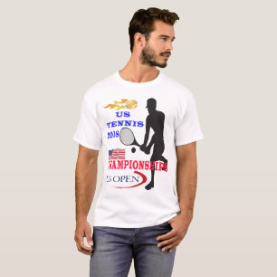 Us-tennis öppen skjorta för 2018 t shirt