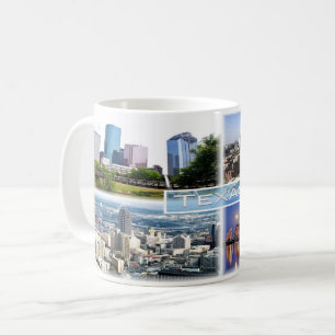 US Texas - Downtown Houston - Downtown Dallas - Kaffemugg