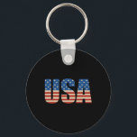 US Text Flagga Shirt - American Flagga Patriotic 4 Nyckelring<br><div class="desc">US Text Flagga Shirt - American Flagga Patriotic 4:e juli</div>