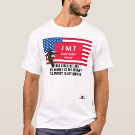 US TJEJER ÄR SOM Basic Mörk T-Shirt