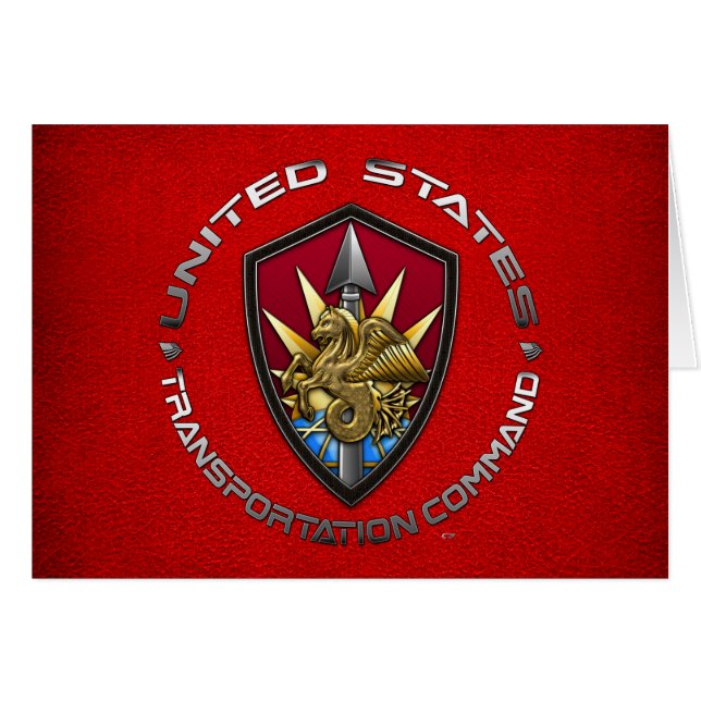 US TRANSPORT HÄLSNINGSKORT (Framsidan Horizontal)