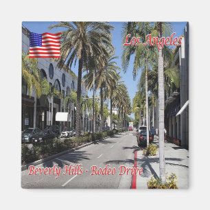 US U.S.A. Los Angeles Beverly Backe Rodeo Drive Magnet