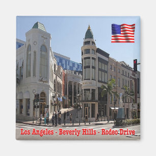 US U.S.A. Los Angeles Beverly Backe Rodeo Drive Magnet