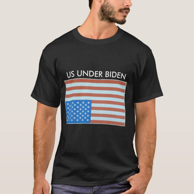 US UNDER BIDENT-Shirt T Shirt (Framsida)