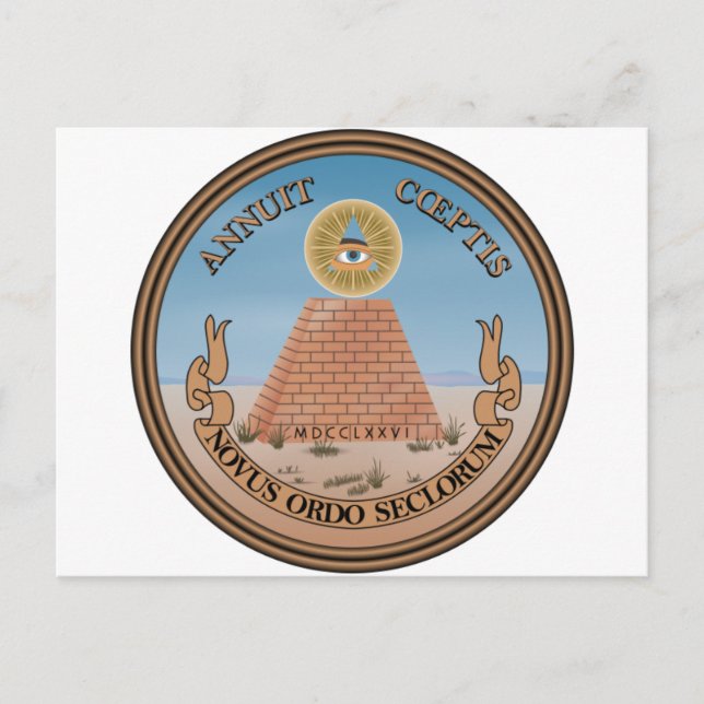 US Underbar förseglingsobjekt (baksida) Vykort (Framsida)