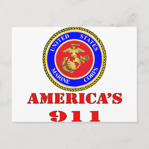 US United Stater Marine Corps America 911 Vykort