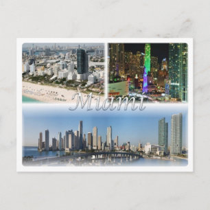 US United Stater - Miami - Florida - Vykort