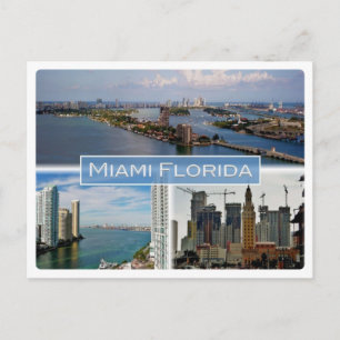 US United Stater - Miami Florida - Vykort
