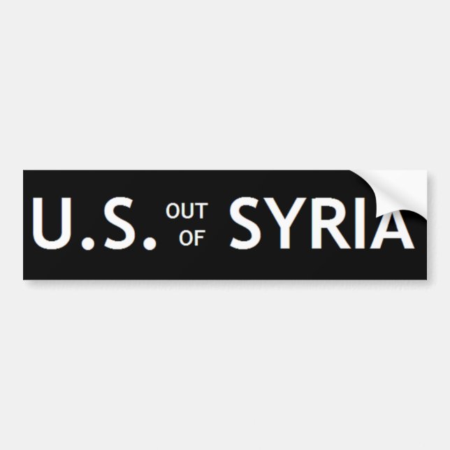 US UT UR den SYRIEN bildekalet Bildekal (Framsidan)