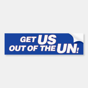 US ut ur UN Bildekal