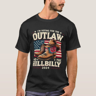 Us-valdagen utslag Hillbilly 2024 Cowboyskor T Shirt