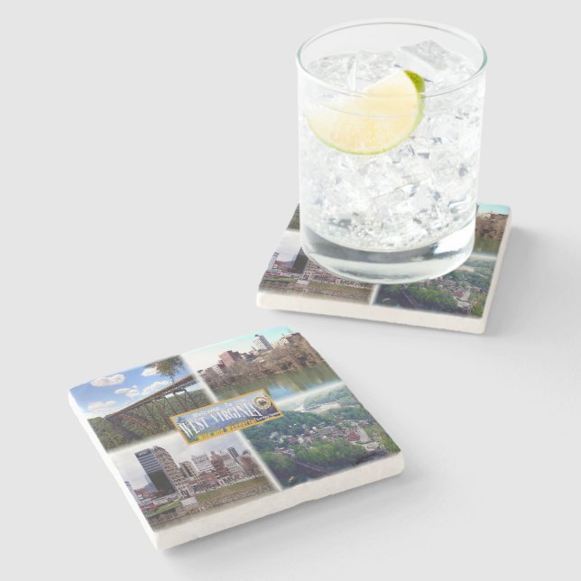 US Väster Virginia - New River Gorge Bridge - Stenunderlägg (Sidan)