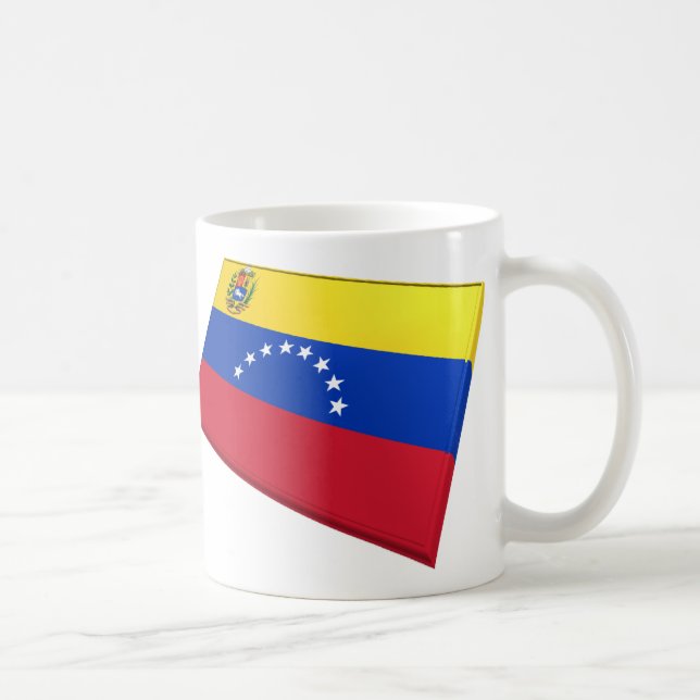 Us- & Venezuela flaggor Kaffemugg (Höger)