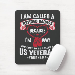 US Veteran Humor Retrött Soldier Musmatta