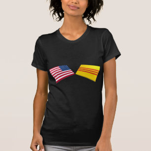 US & Vietnam sjunker (södra Vietnam) T-shirt