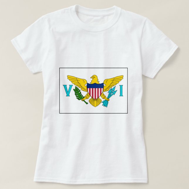 US Virgin Islands T Shirt (Design framsida)