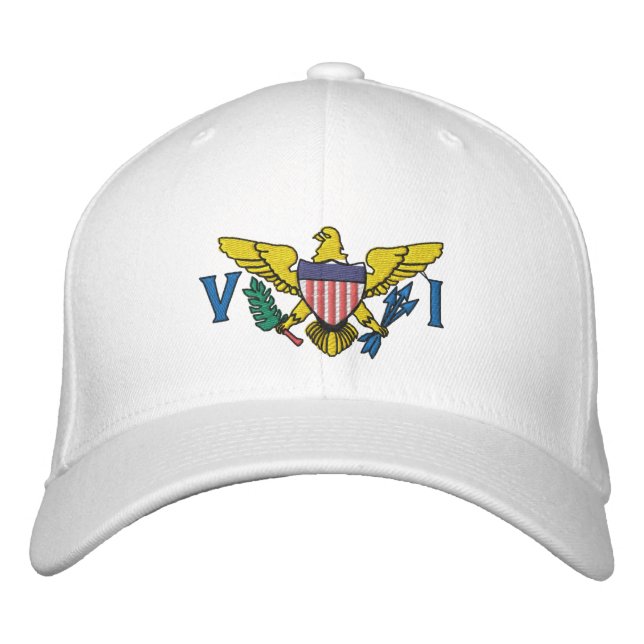 US VIRGIN ÖARLANDS EMBROIDRED HAT BRODERAD KEPS (Framsida)