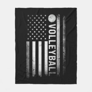 US Volleyball Practice USA flagga American Women M Fleecefilt
