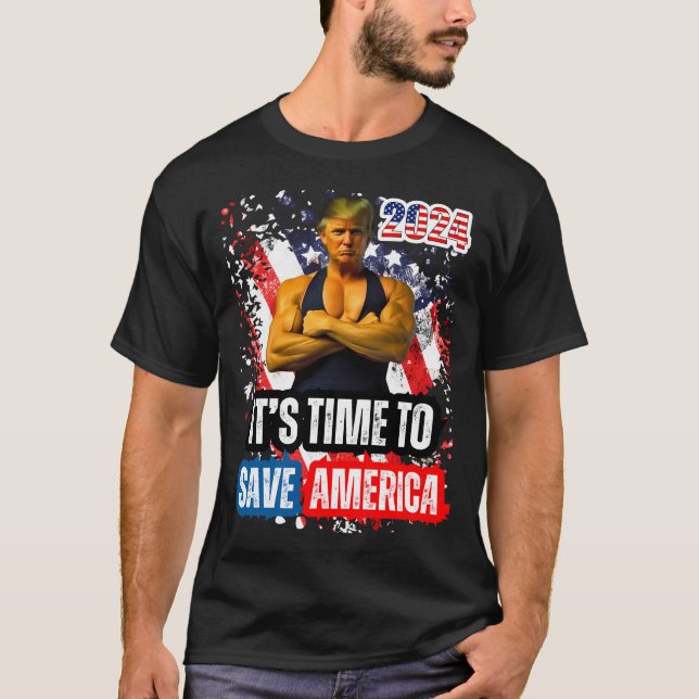 US Vote 2024 T Shirt (Framsida)
