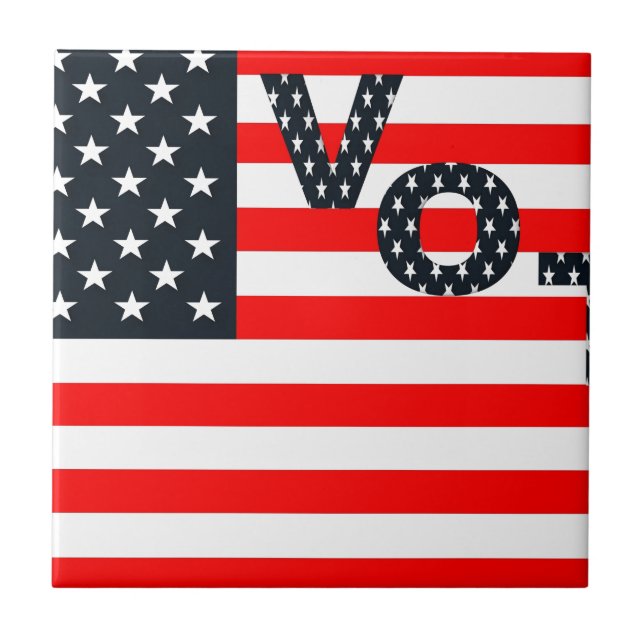 US Vote Kakelplatta (Framsidan)