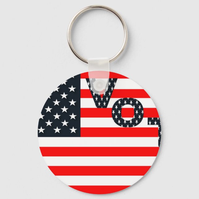 US Vote Nyckelring (Framsida)