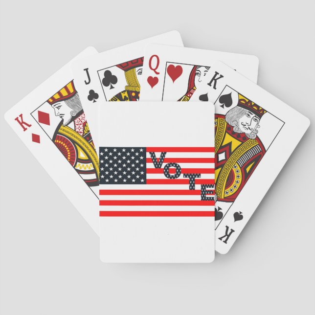 US Vote Spel Kort (Baksidan)