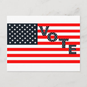US Vote Vykort