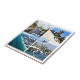 USA022 FORT LAUDERDALE, Mosaic, Florida, Kakelplatta