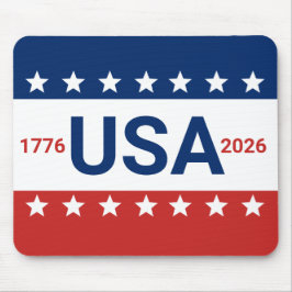USA 1776 2026 250th Anniversary Red White Blue Musmatta