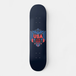USA 1776-2026 MINI SKATEBOARD BRÄDA 18,5 CM