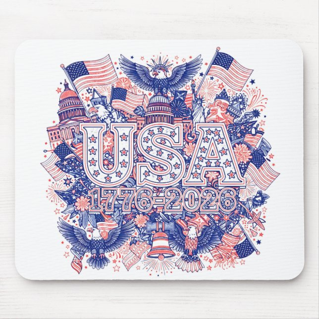 USA 1776-2026 MUSMATTA (Framsidan)