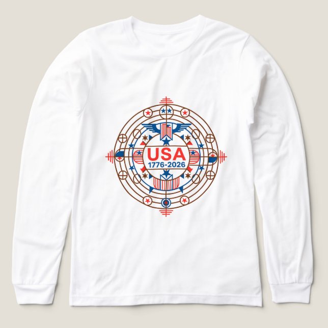 USA 1776-2026 T SHIRT (Design framsida)